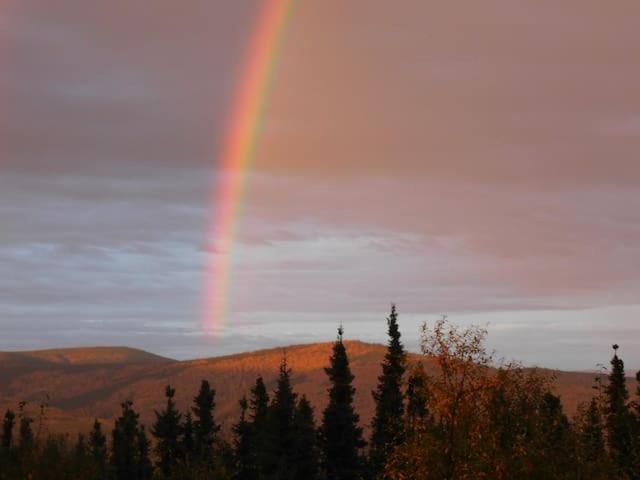 Ferienwohnung Aurora Viewing Deck And Peaceful Retreat Fairbanks Exterior foto